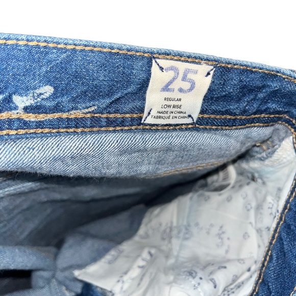 We The Free low rise raw hem jeans Size 25 - Picture 4 of 6